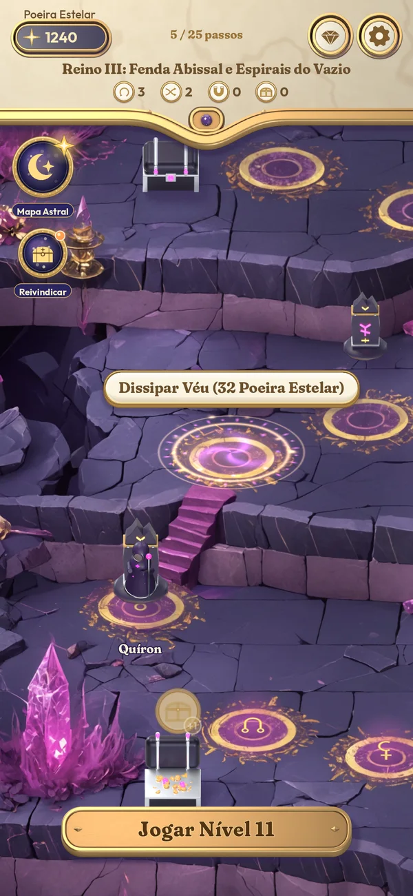 A Jornada: caminho de fases pelos reinos de Sidera